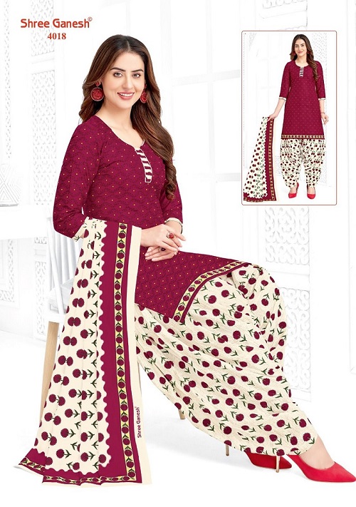 Shree Ganesh Hansika Vol 20 Patiyala Cotton Dress Material
